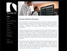 Tablet Screenshot of nuclearmedicinediscovery.org